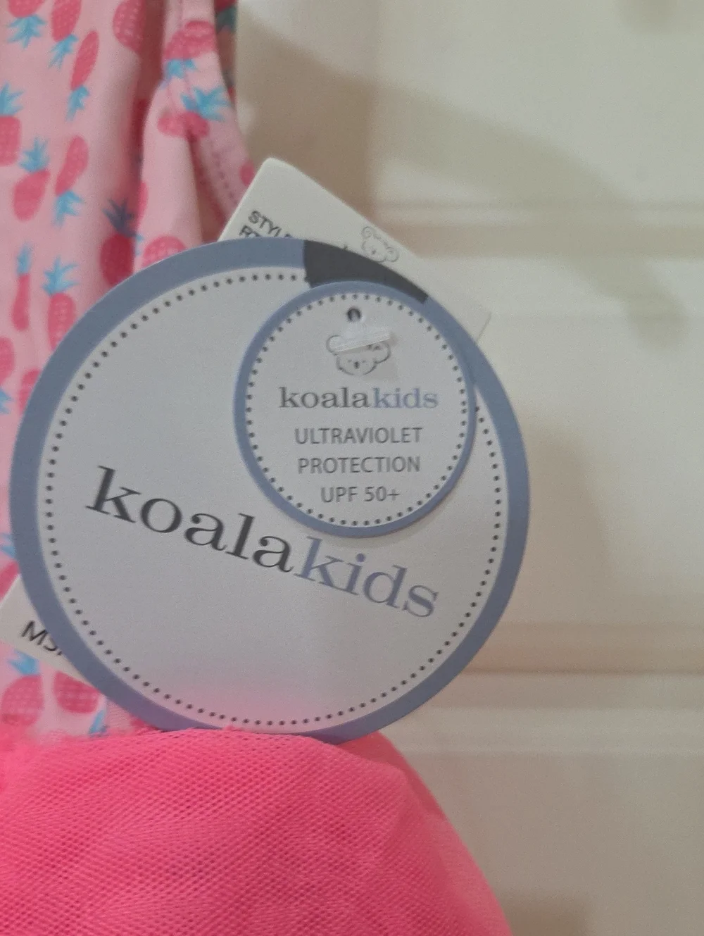 Koala Kids Toddler Pink Pineapple Swimsuit
